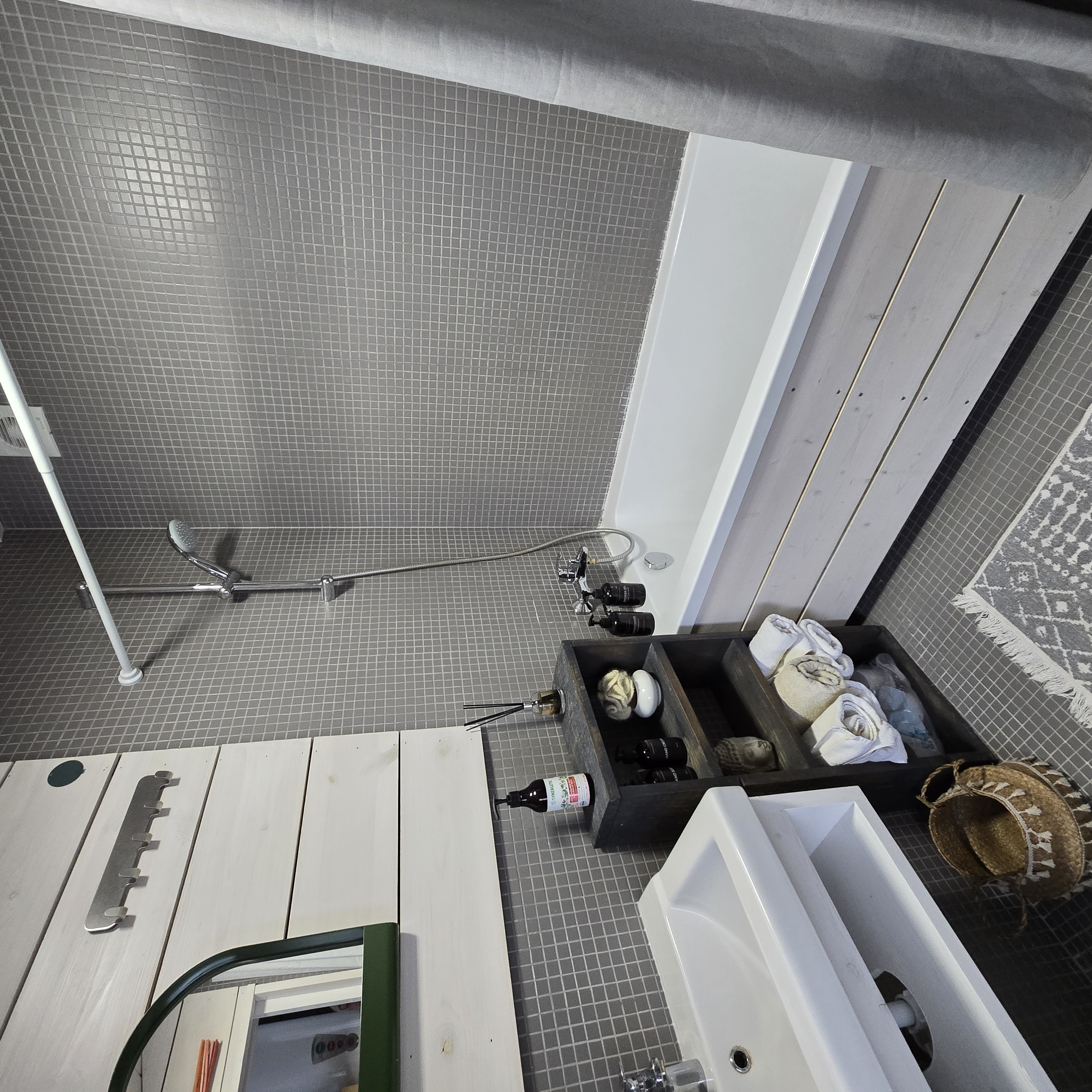 Ванная комната в основной части дома